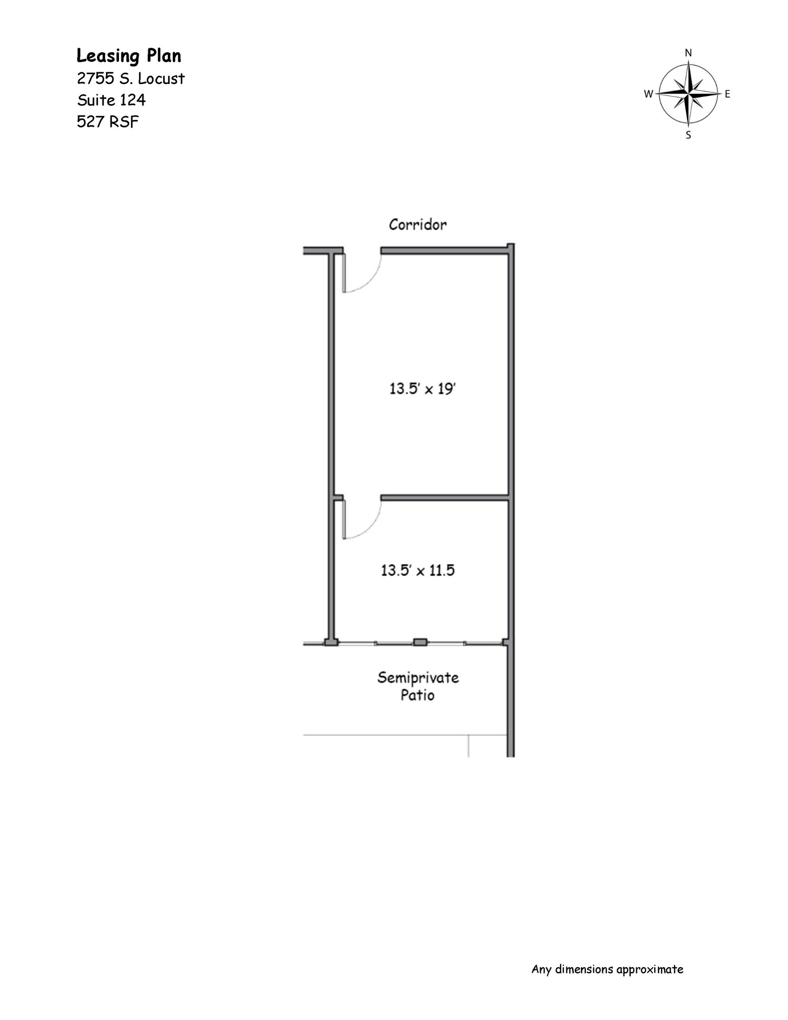 2755 S Locust St, Denver, CO for lease Floor Plan- Image 1 of 1