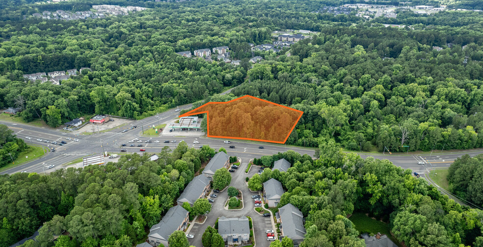 4138 & 4142 Old Chapel Hill Rd, Durham, NC for lease - Aerial - Image 3 of 4