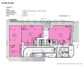 110 E 5th Ave, Vancouver, BC for lease Floor Plan- Image 1 of 1