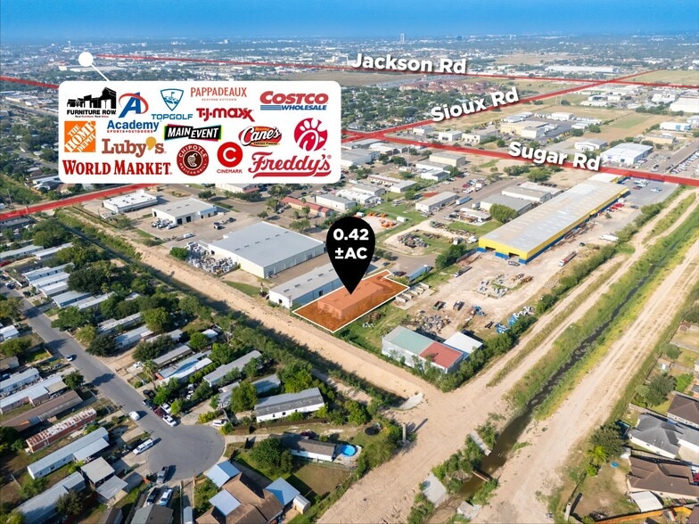 3102 N Hibiscus St, Pharr, TX for lease - Aerial - Image 2 of 12