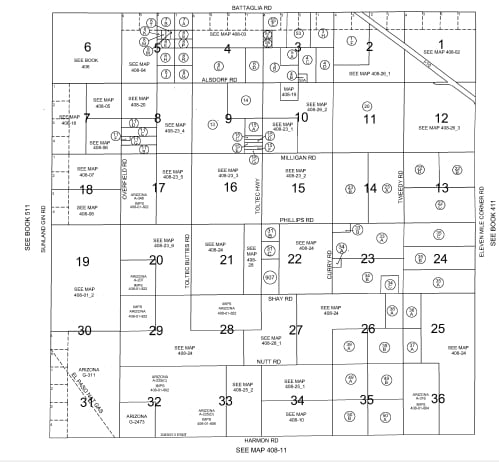 Battaglia Dr, Eloy, AZ for sale - Plat Map - Image 1 of 1