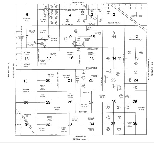 Battaglia Dr, Eloy, AZ for sale Plat Map- Image 1 of 1