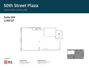 3925 W 50th St, Edina, MN for lease Floor Plan- Image 1 of 1