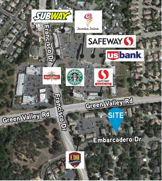 895-897 Embarcadero Dr, El Dorado Hills, CA for lease - Aerial - Image 1 of 5