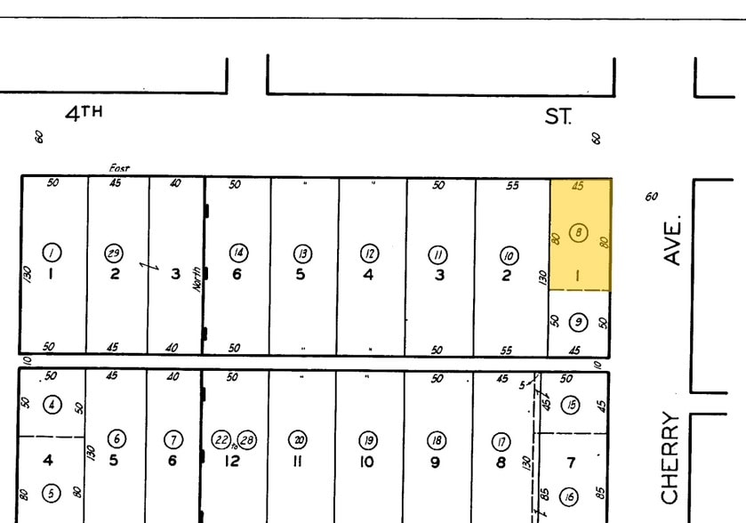 1944 E 4th St, Long Beach, CA for sale - Plat Map - Image 1 of 1