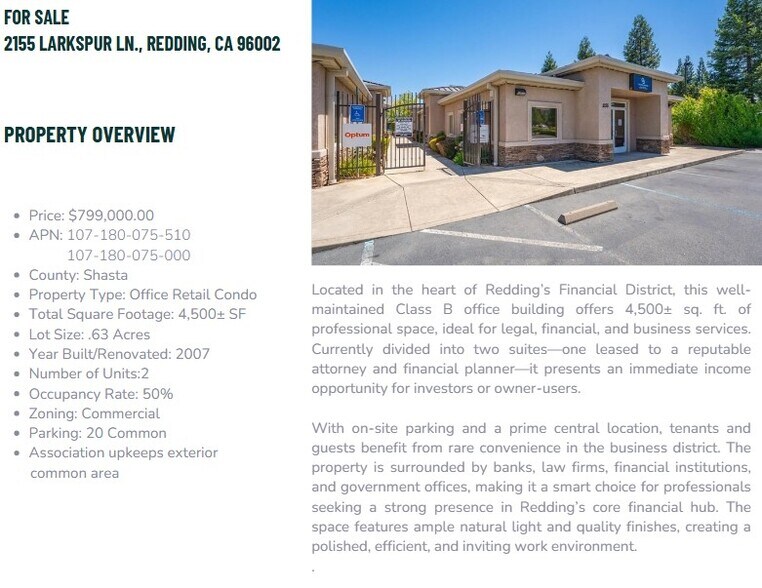 2155 Larkspur Ln, Redding, CA for sale - Building Photo - Image 2 of 82