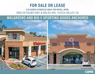 More details for 29 Palms Hwy (Hwy 62) & Balsa ave, Yucca Valley, CA - Land for Lease