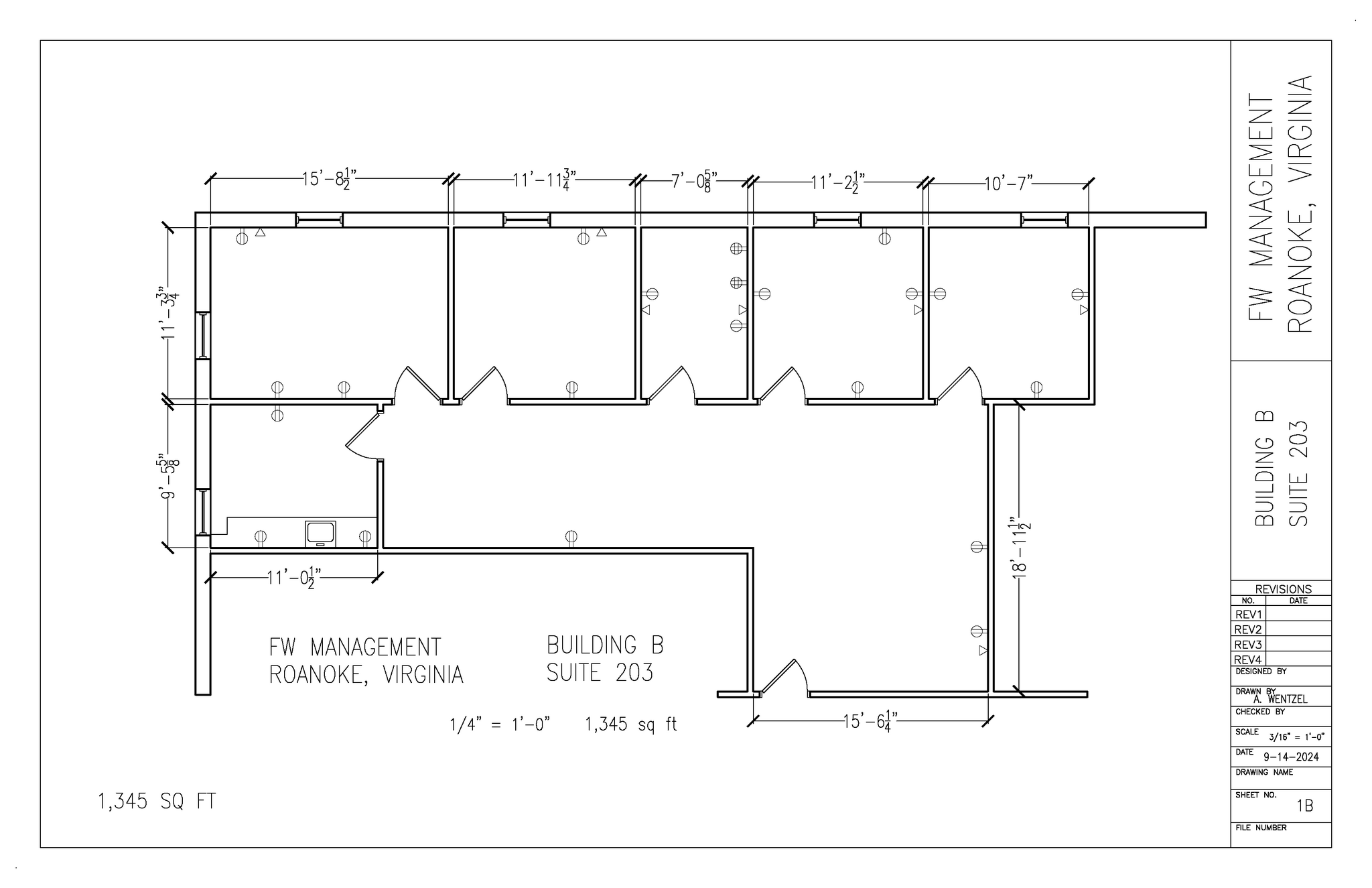 3130 Chaparral Dr, Roanoke, VA for lease Floor Plan- Image 1 of 1