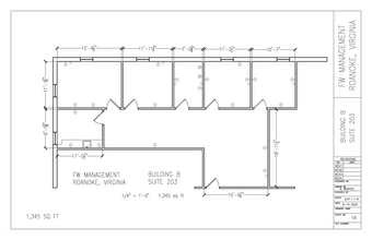 3130 Chaparral Dr, Roanoke, VA for lease Floor Plan- Image 1 of 1