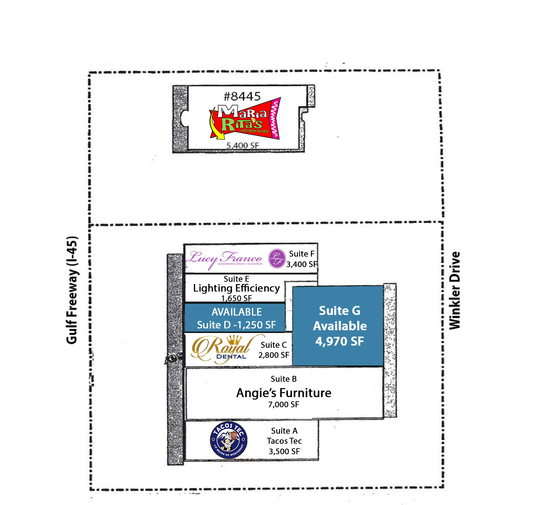 8449 Gulf Fwy, Houston, TX for lease Site Plan- Image 1 of 1