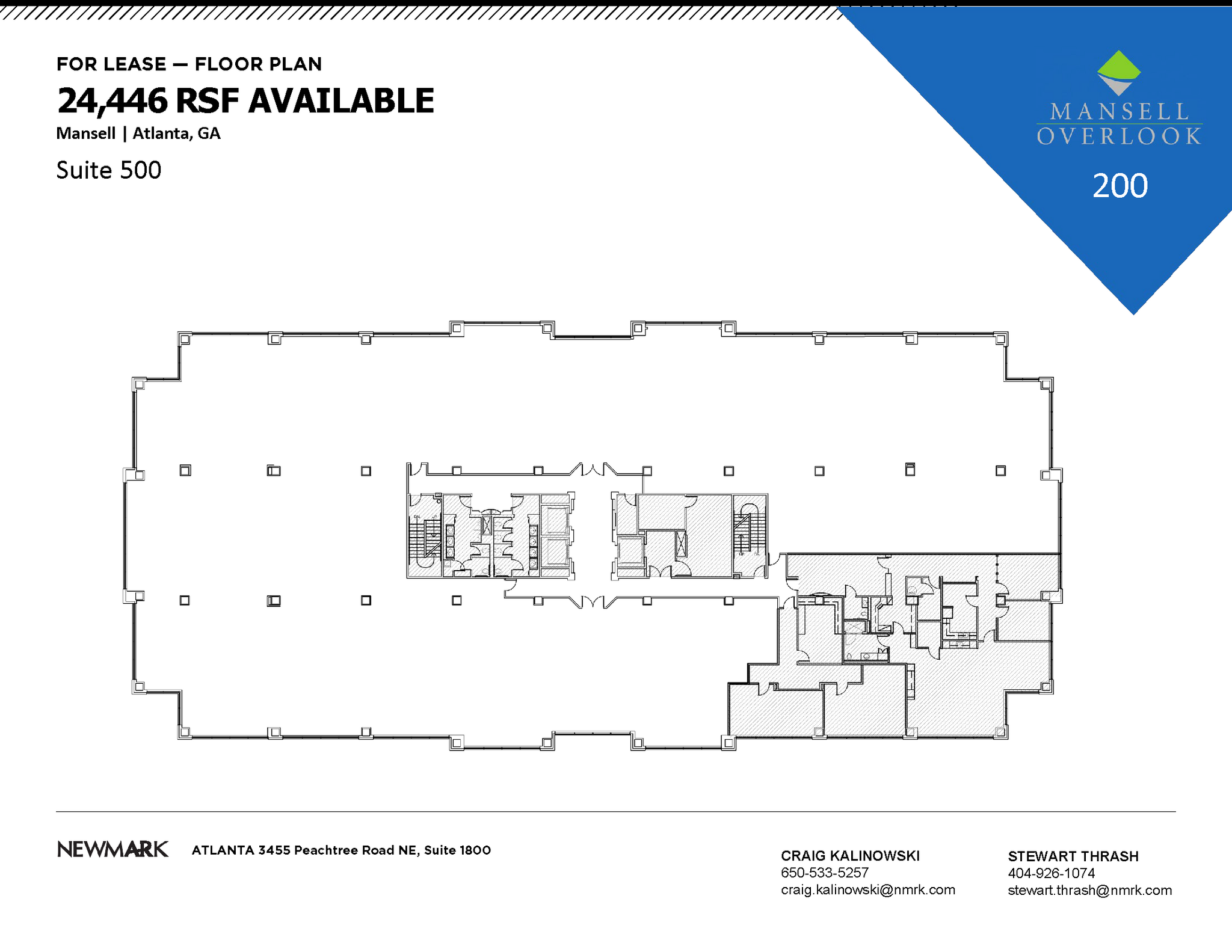 200 Mansell Ct E, Roswell, GA for lease Floor Plan- Image 1 of 3