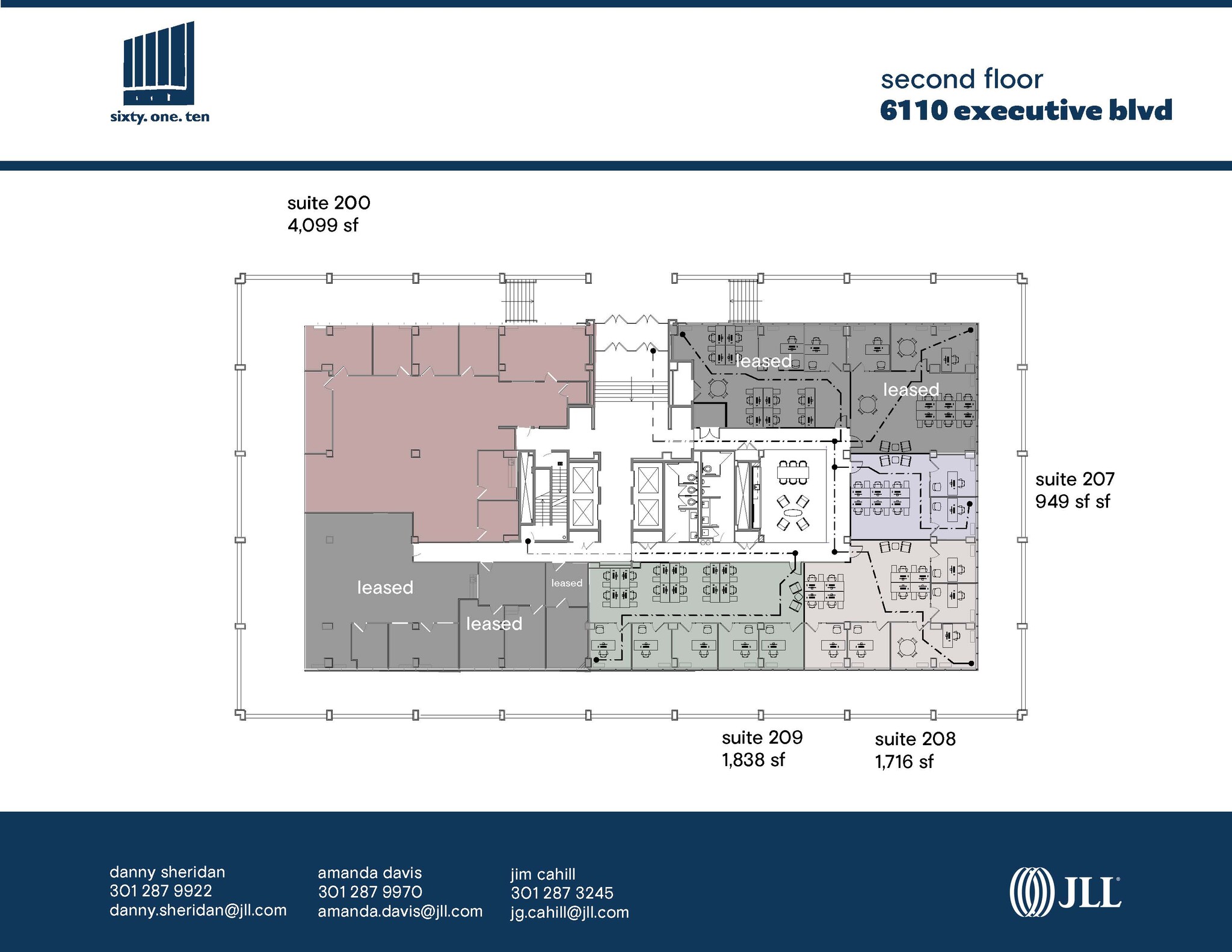 6110 Executive Blvd, Rockville, MD for lease Floor Plan- Image 1 of 1
