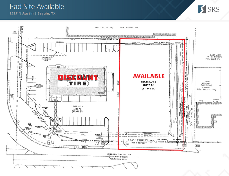 2727 N Austin St, Seguin, TX for lease - Site Plan - Image 3 of 3