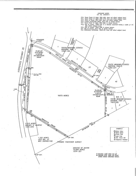 I-35 Frontage Rd & Lorena Rd, Lorena, TX for lease - Plat Map - Image 3 of 3