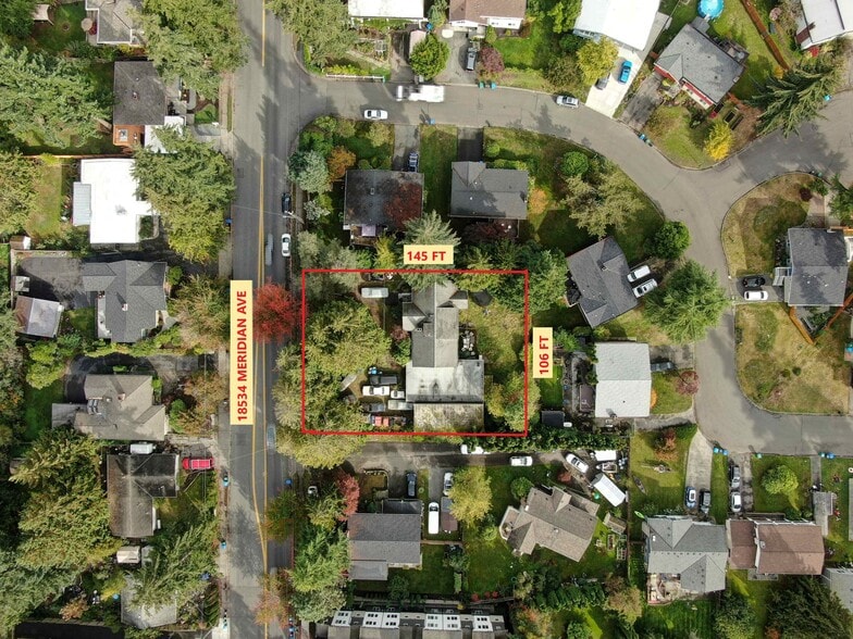 18534 Meridian Ave N, Shoreline, WA for sale - Plat Map - Image 1 of 6