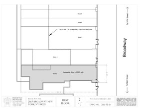 2565 Broadway, New York, NY for lease Site Plan- Image 1 of 1