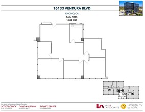 16133 Ventura Blvd, Encino, CA for lease Floor Plan- Image 1 of 1