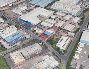 Atkinsons Way, Scunthorpe, SHS - aerial  map view