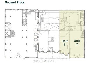 1316-1330 Rue Sherbrooke E, Montréal, QC for lease Floor Plan- Image 1 of 2
