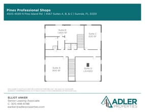 4505-4599 N Pine Island Rd, Sunrise, FL for lease Floor Plan- Image 1 of 7