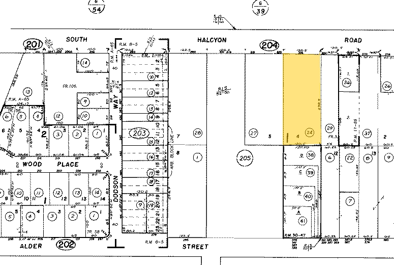 336 S Halcyon Rd, Arroyo Grande, CA for lease - Plat Map - Image 2 of 8