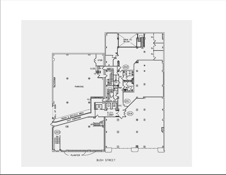 530 Bush St, San Francisco, CA for lease - Typical Floor Plan - Image 2 of 3