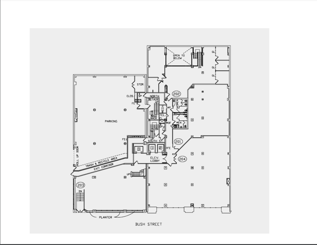 530-540 Bush St, San Francisco, CA for lease Floor Plan- Image 1 of 1