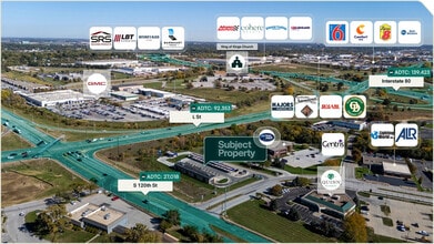 11910 M St, Omaha, NE - AERIAL  map view - Image1