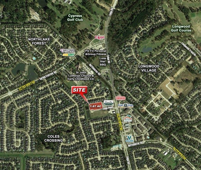 Telge Rd. & Telge Pines Ct, Cypress, TX 77429