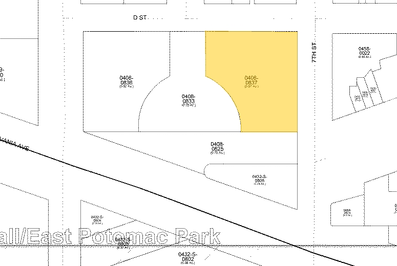 701 Pennsylvania Ave NW, Washington, DC for lease - Plat Map - Image 2 of 26