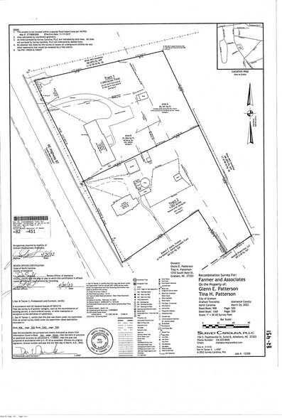 1310 S Main St, Graham, NC for sale - Plat Map - Image 1 of 1