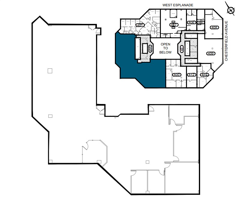 221 W Esplanade, North Vancouver, BC for lease Floor Plan- Image 1 of 1