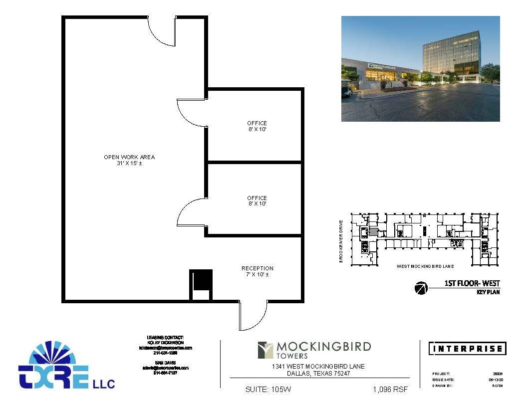 1341 W Mockingbird Ln, Dallas, TX for lease Floor Plan- Image 1 of 1