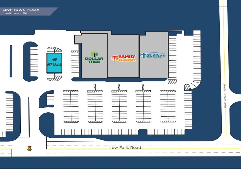 4596 New Falls Rd, Levittown, PA for lease - Site Plan - Image 2 of 2