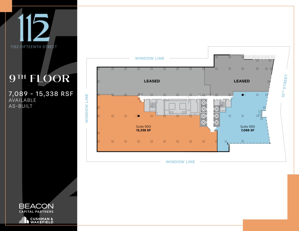 1152 15th St NW, Washington, DC for lease Floor Plan- Image 1 of 2