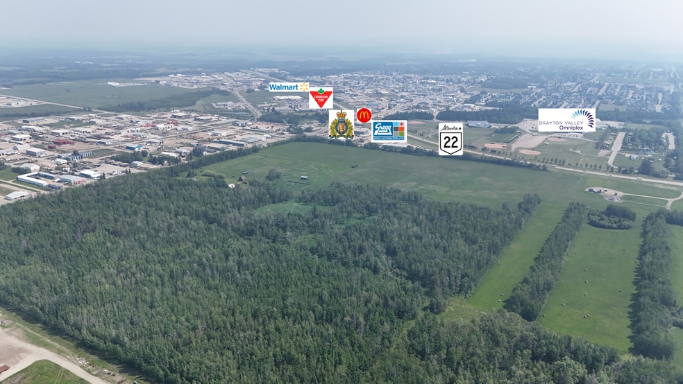 6311 50 ave, Drayton Valley, AB for sale - Aerial - Image 2 of 7