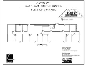 3663 N Sam Houston Pky E, Houston, TX for lease Floor Plan- Image 1 of 2