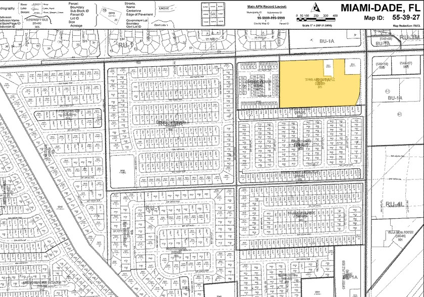 13712 SW 152nd St, Miami, FL for lease - Plat Map - Image 3 of 16