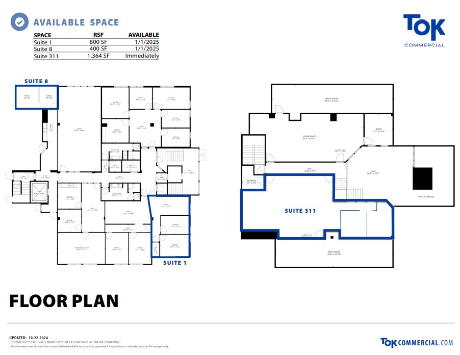 101 Park Ave, Idaho Falls, ID for lease Floor Plan- Image 1 of 1