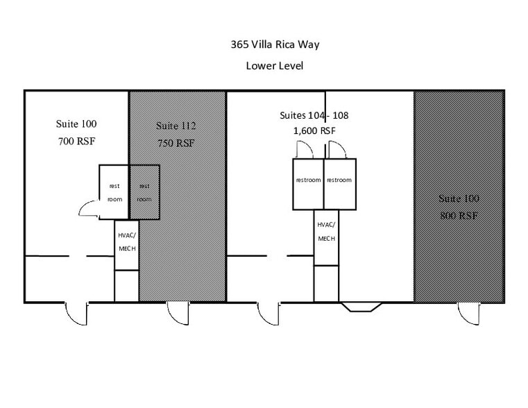 365 SW Villa Rica Way, Marietta, GA for lease - Floor Plan - Image 3 of 6