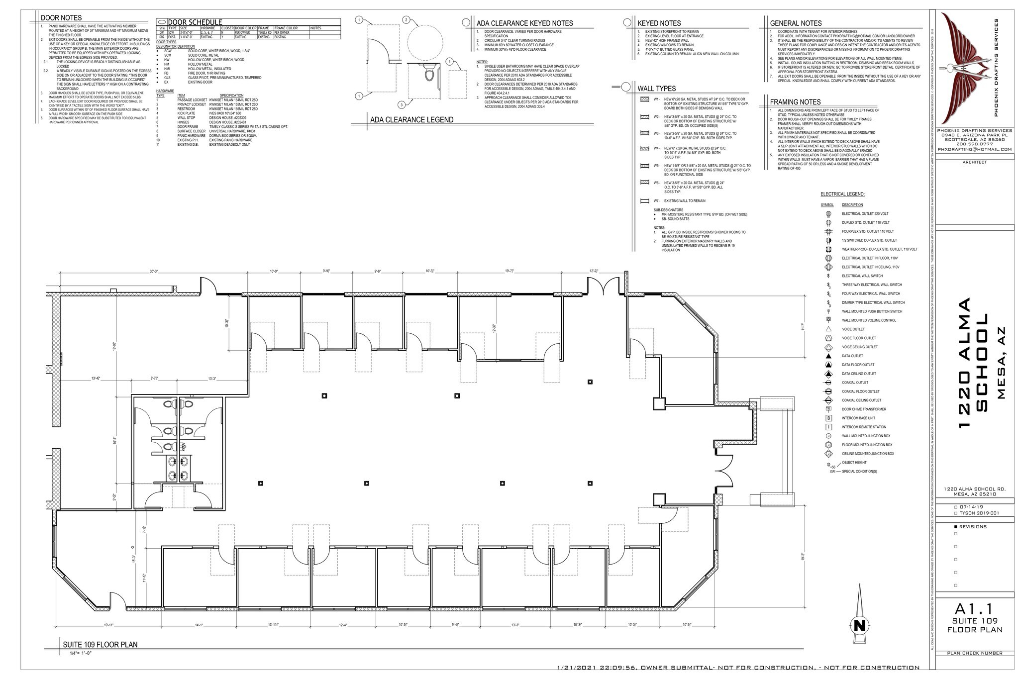 1220 S Alma School Rd, Mesa, AZ for lease Site Plan- Image 1 of 1