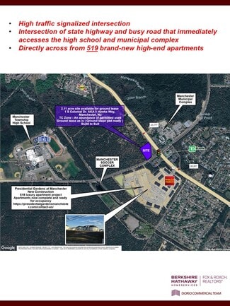 More details for 1 S Colonial Dr, Manchester Township, NJ - Land for Lease