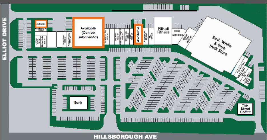 10005-10075 W Hillsborough Ave, Tampa, FL for lease - Site Plan - Image 2 of 9