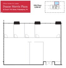 30 S 17th St, Philadelphia, PA for lease Floor Plan- Image 1 of 1