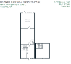 187 W Orangethorpe Ave, Placentia, CA for lease Floor Plan- Image 1 of 1