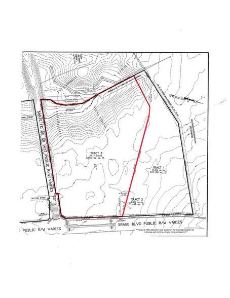 5703 Bragg Blvd, Fayetteville, NC for sale - Site Plan - Image 2 of 2