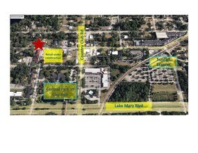 160 N 4th St, Lake Mary, FL - AERIAL  map view - Image1