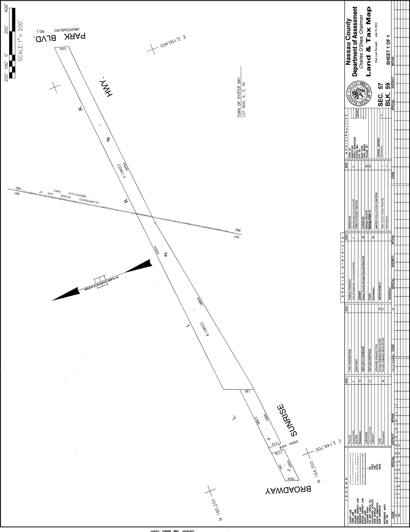 4535 Sunrise Hwy, Massapequa, NY for sale Plat Map- Image 1 of 1