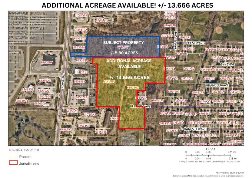 V/L 5.80 AC Romig Rd rd, Akron, OH for sale - Building Photo - Image 2 of 7