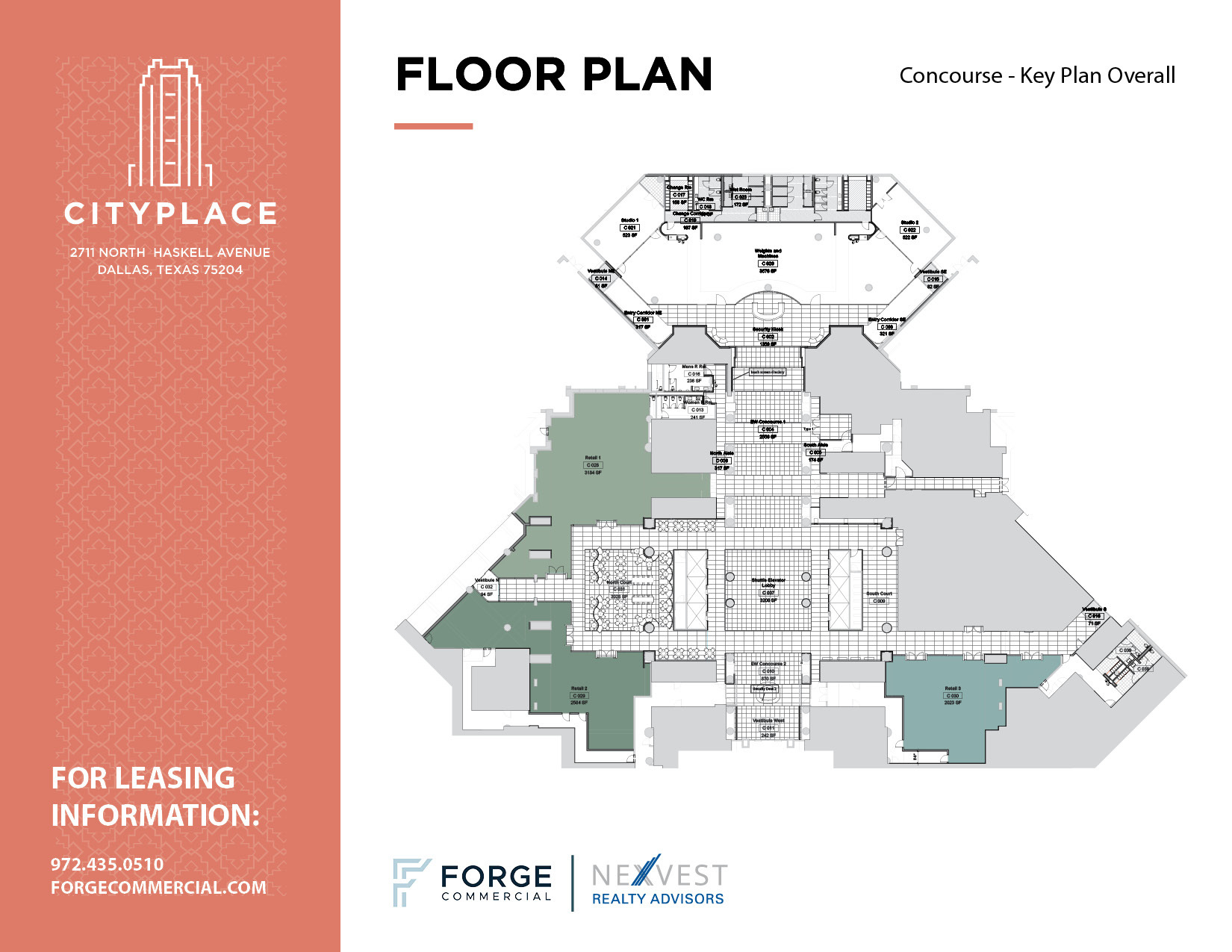 2711 N Haskell Ave, Dallas, TX for lease Floor Plan- Image 1 of 2